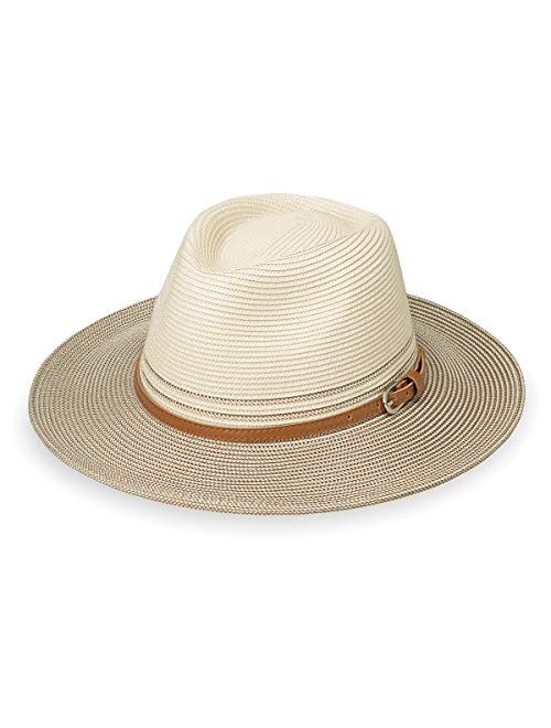 Wallaroo Hat Company Womens Kristy Fedora UPF 50+, Lightweight, Adjustable, Packable, Designed in Australia