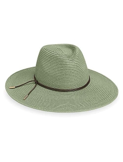 Womens Montecito Sun Hat UPF 50 , Broad Brim, Elegant Style, Designed in Australia.