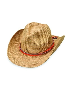 Womens Catalina Cowboy Hat Raffia, Modern Cowboy, Designed in Australia