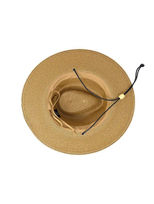 Wallaroo Hat Company Mens Logan Fedora UPF 50+, Fedora, Adjustable, Packable, Ready for Adventure, Designed in Australia