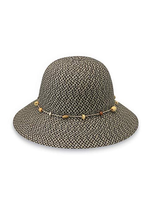 Wallaroo Hat Company Womens Naomi Sun Hat UPF 50+, Packable, Modern Style, Designed in Australia