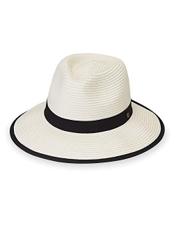 Womens Gabi Ponytail Fedora UPF 50  Lightweight Adjustable Packable Medium