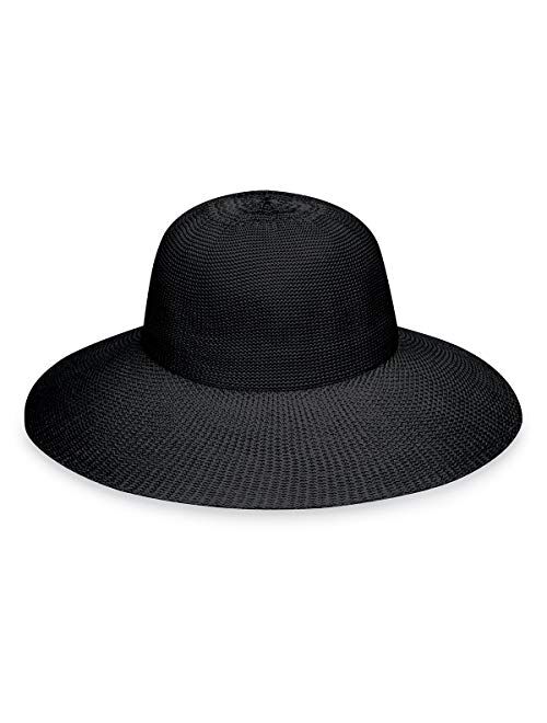 Wallaroo Hat Company Womens Victoria Diva Sun Hat UPF 50+, Packable for Every Day, Designed in Australia.