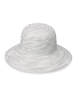 Womens Petite Scrunchie Sun Hat UPF 50 , Packable for Every Day, Designed in Australia.