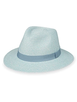 Womens Caroline Fedora UPF 50 , Lightweight, Adjustable, Packable, Designed in Australia