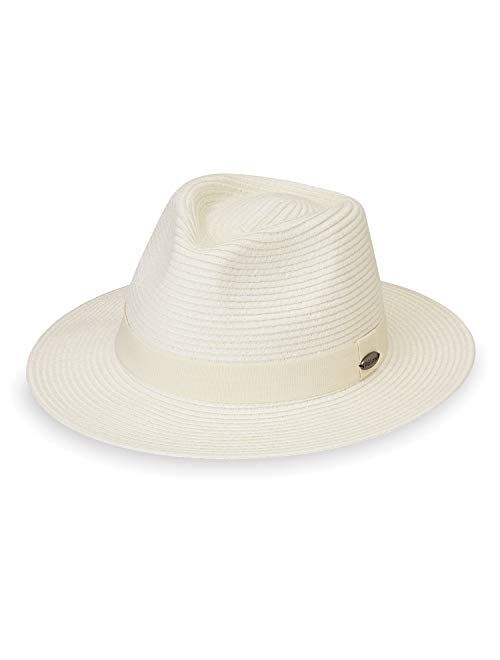 Wallaroo Hat Company Womens Caroline Fedora UPF 50+, Lightweight, Adjustable, Packable, Designed in Australia