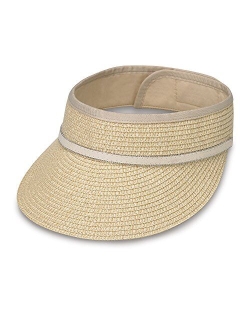 Bianca Visor - Women's Hat - 100% Paper Braid