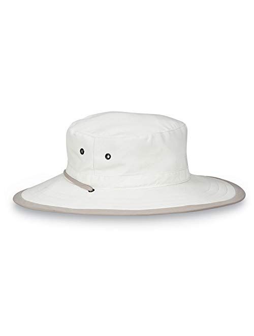 Wallaroo Hat Company Explorer Sun Hat Natural - UPF 50+, Unisex, Ready for Adventure, Designed in Australia