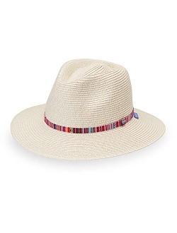 Womens Petite Sedona Fedora UPF 50 , Aztec Flair, Extra Small for Petites, Designed in Australia