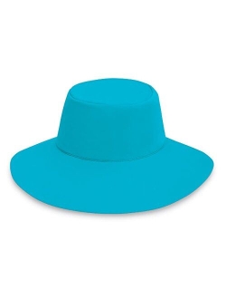 Womens Aqua Hat UPF 50 , Ready for Adventure, Designed in Australia.