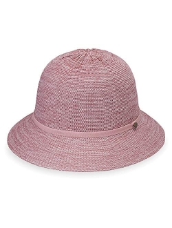 Women's Tori Sun Hat - UPF 50 2019, 2 1/2" Brim, Lined Poly-Straw, Designed in Australia