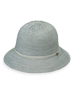 Women's Tori Sun Hat - UPF 50 2019, 2 1/2" Brim, Lined Poly-Straw, Designed in Australia