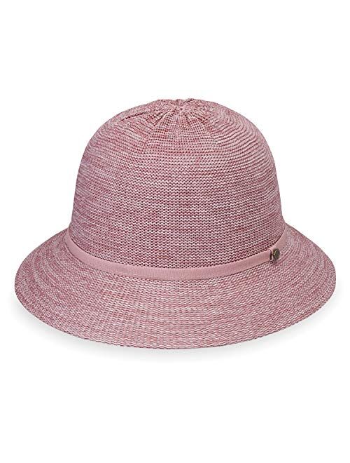 Wallaroo Hat Company Women's Tori Sun Hat - UPF 50 2019, 2 1/2" Brim, Lined Poly-Straw, Designed in Australia