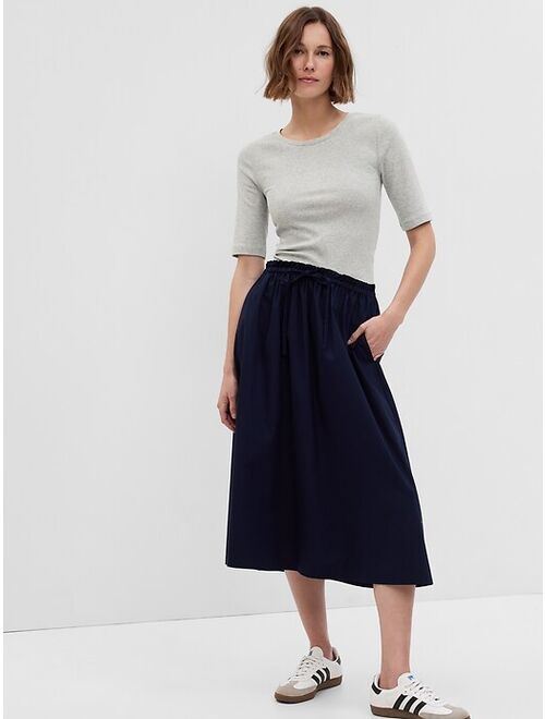 Gap Modern Cropped Crewneck T-Shirt