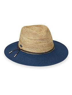 Womens Laguna Fedora Two-Toned, Broad Brim, Adjustable, Elegant Style, Designed in Australia