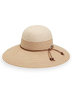 Womens Marseille Sun Hat UPF 50  Broad Brim Lightweight Adjustable Packable