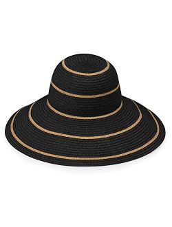 Womens Petite Savannah Sun Hat UPF 50 , Broad Brim, Elegant Style, Designed in Australia