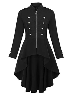 Women Steampunk Jacket Medieval Pirate Renaissance Goth Costume