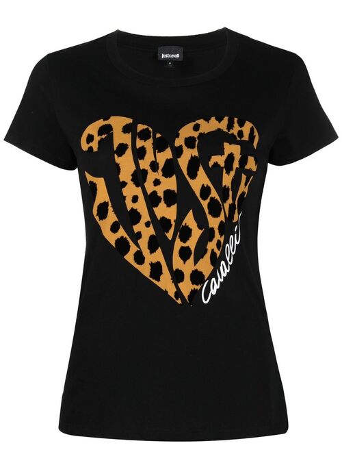 Just Cavalli logo-print T-shirt