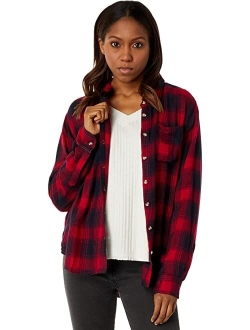 Cloud Plaid Boyfriend Shirt