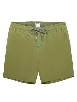 Biwisy Mens Swim Trunks Quick Dry Swim Shorts with Mesh Lining Funny Beach Shorts