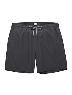 Biwisy Mens Swim Trunks Quick Dry Swim Shorts with Mesh Lining Funny Beach Shorts