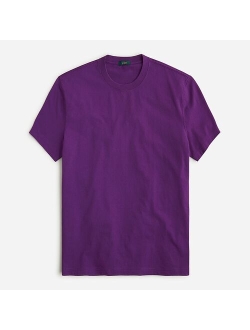 Relaxed premium-weight cotton no-pocket T-shirt