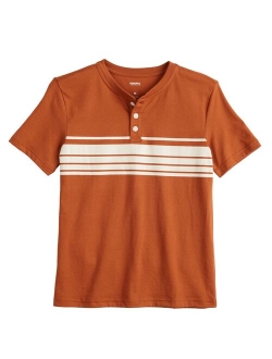 Boys 8-20 Sonoma Goods For Life Supersoft Striped Henley