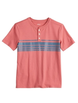 Boys 8-20 Sonoma Goods For Life Supersoft Striped Henley