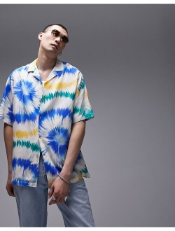 festival tie dye shirt in multi