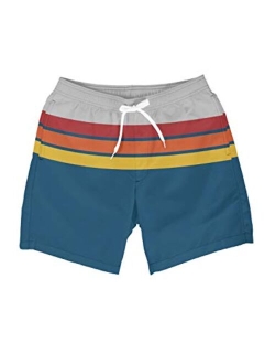 Men's Swim Trunks - 7 inch Inseam Classic Fit Swimming Trunks for Men for Beach, Pool Parties, and Summer
