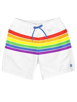 Men's Swim Trunks - 7 inch Inseam Classic Fit Swimming Trunks for Men for Beach, Pool Parties, and Summer