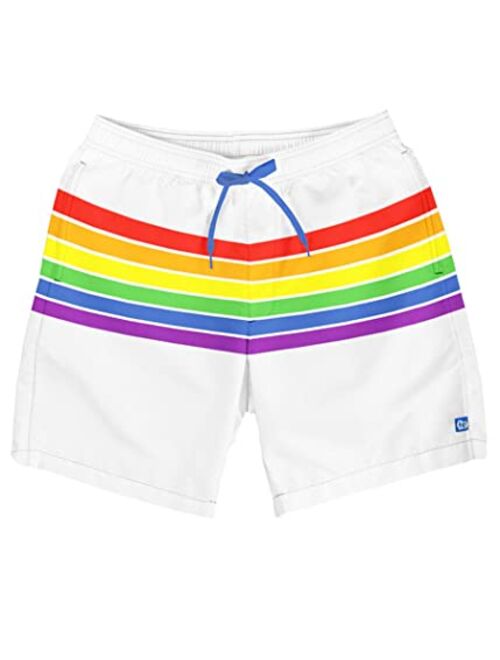 Tipsy Elves Men's Swim Trunks - 7 inch Inseam Classic Fit Swimming Trunks for Men for Beach, Pool Parties, and Summer