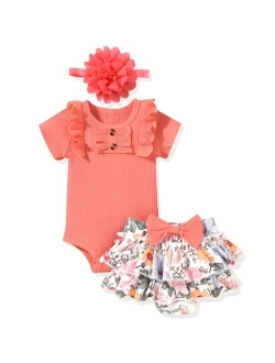 Aalizzwell Newborn Infant Baby Girls Summer Outfit