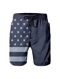 Ft Fenteng Mens Swim Trunks Quick Dry Board Shorts with Mesh Lining, Breathable Fit Beach Shorts Swimwear Bathing Suits