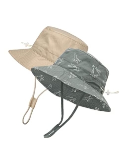Baby Sun Hat for Boy Girl Toddler Summer Bucket Hats Kids UPF 50 Sun Protection Beach Hat