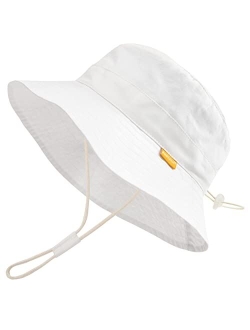 Baby Sun Hat for Boy Girl Toddler Summer Bucket Hats Kids UPF 50 Sun Protection Beach Hat