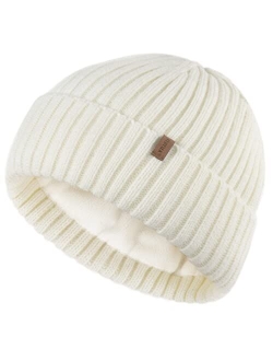 Beanie Men Women Warm Winter Hats Acrylic Knit Cuffed Beanie Daily Beanie Hat Unisex Plain Skull Cap