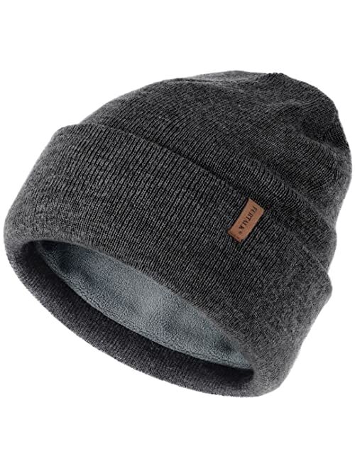 FURTALK Beanie Hats for Women Men Fleece Lined Winter Hats Soft Warm Womens Beanies for Winter