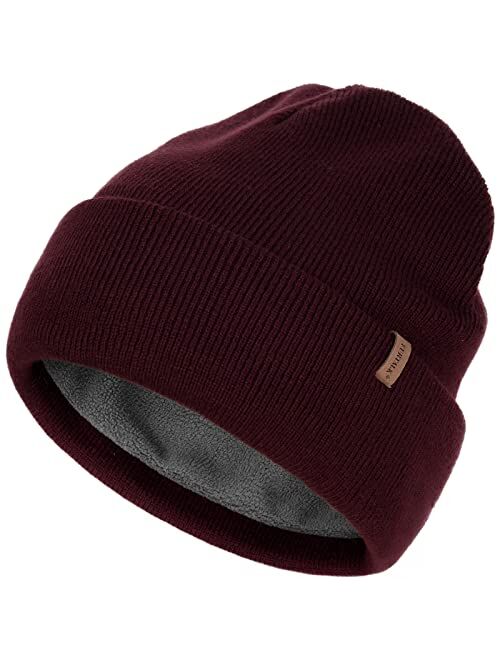 FURTALK Beanie Hats for Women Men Fleece Lined Winter Hats Soft Warm Womens Beanies for Winter