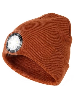 Kids Beanie with Light for Boys Girls Winter Hats Toddler Unisex Led Knitted Hat for Winter Warm Beanie Caps