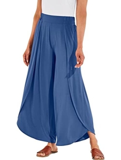 UPF 50  Women's Lynsu Wide Leg Pants - Sun Protective