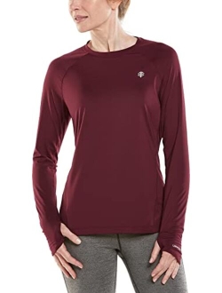 UPF 50  Women's Devi Long Sleeve Fitness T-Shirt - Sun Protective