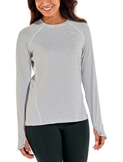 UPF 50  Women's Devi Long Sleeve Fitness T-Shirt - Sun Protective