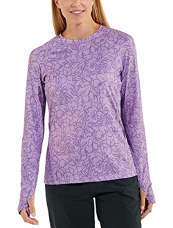 UPF 50  Women's Devi Long Sleeve Fitness T-Shirt - Sun Protective