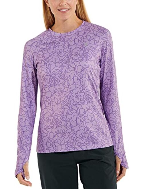 Coolibar UPF 50+ Women's Devi Long Sleeve Fitness T-Shirt - Sun Protective