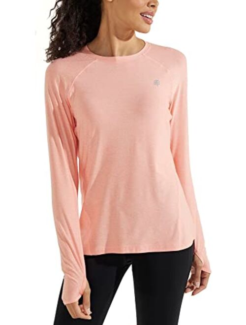 Coolibar UPF 50+ Women's Devi Long Sleeve Fitness T-Shirt - Sun Protective