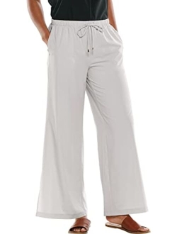 UPF 50  Women's Petra Wide Leg Pants - Sun Protective