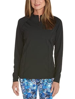 UPF 50  Women's Freestyle Long Sleeve Rash Guard - Sun Protective