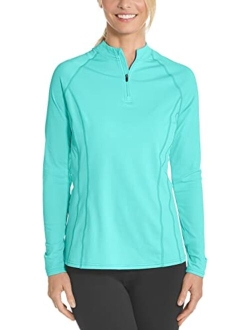 UPF 50  Women's Freestyle Long Sleeve Rash Guard - Sun Protective